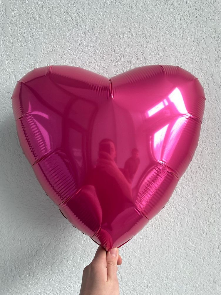 Сердце Мистик Гранатовый 18"