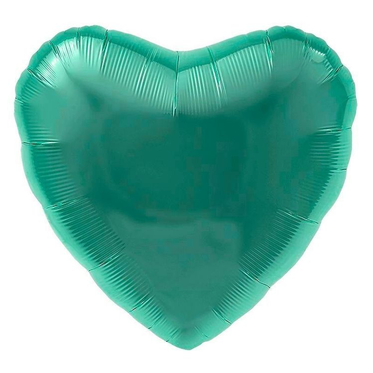 Сердце Бирюзовый 18"