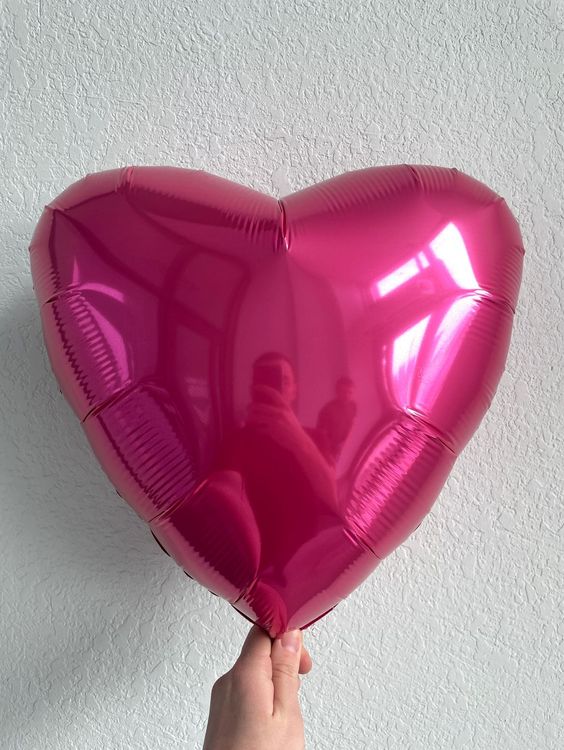 Сердце Мистик Гранатовый 18"
