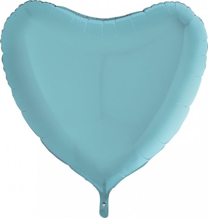 Сердце Голубой 36"