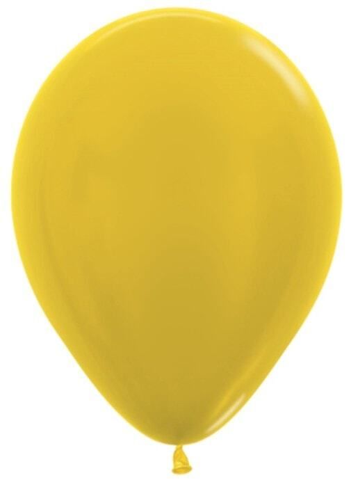 Металл Желтый 12"