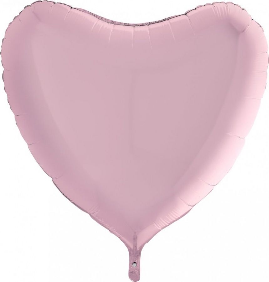 Сердце Розовый 36"