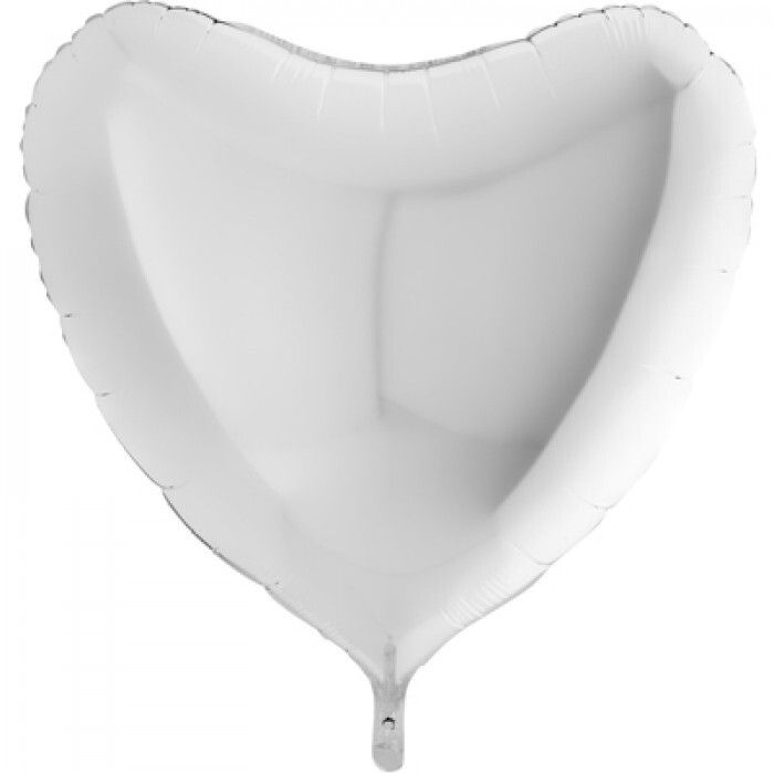 Сердце Белый 36"