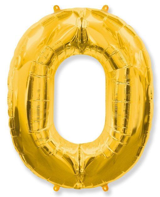 Цифра "0" золото