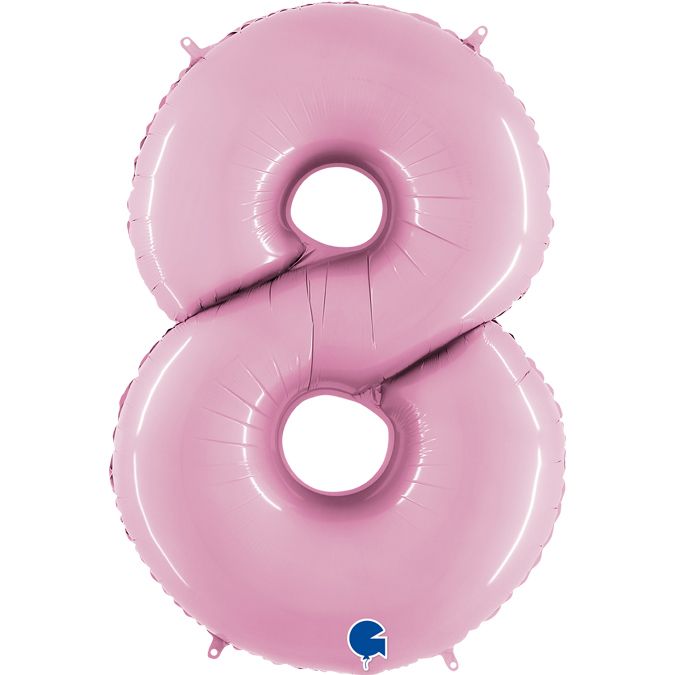 Цифра "8" розовый