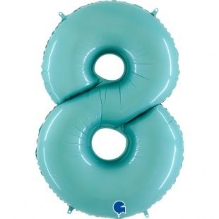 Цифра "8" Голубой