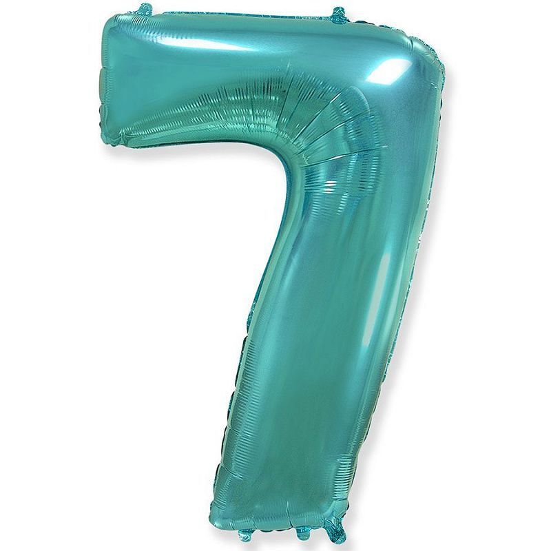 Цифра "7" Бирюзовый