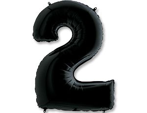 Цифра "2" Чёрный