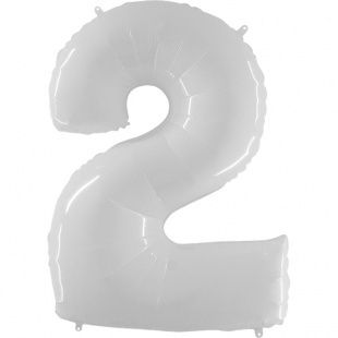 Цифра "2" Белый