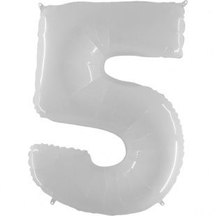 Цифра "5" Белый