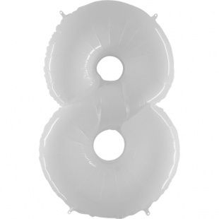 Цифра "8" Белый