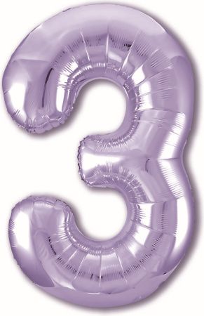 Цифра "3" Сирень