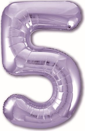 Цифра "5" Сирень