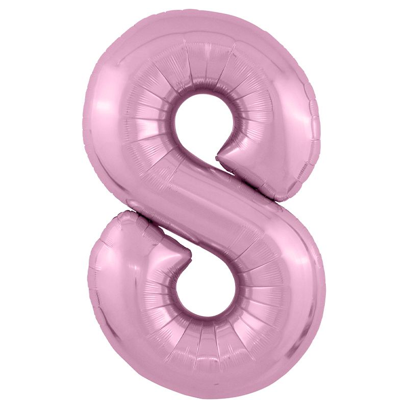 Цифра "8" розовый глянец