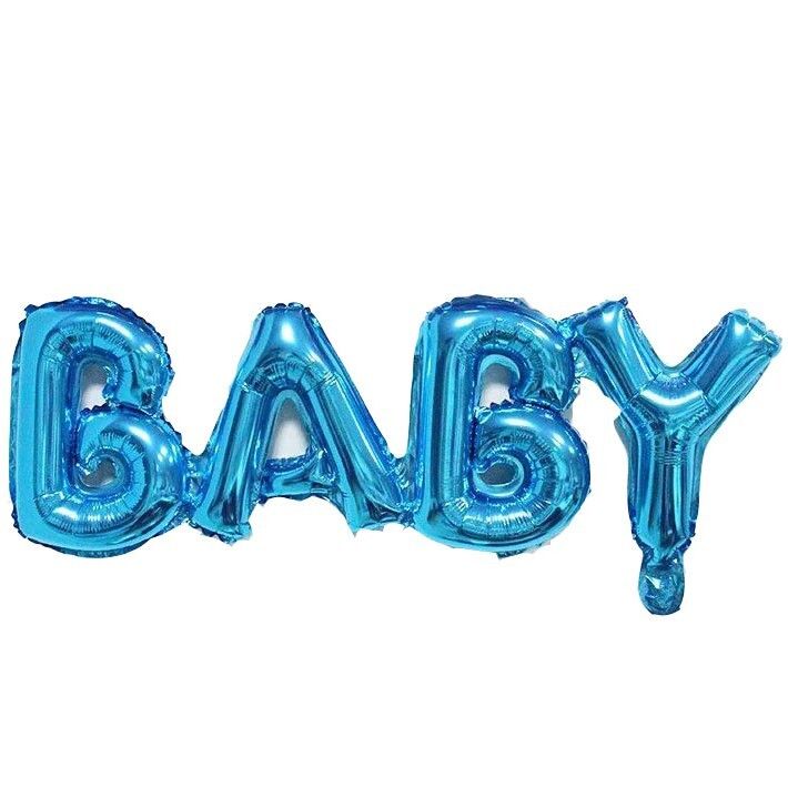 Надпись "Baby" синий