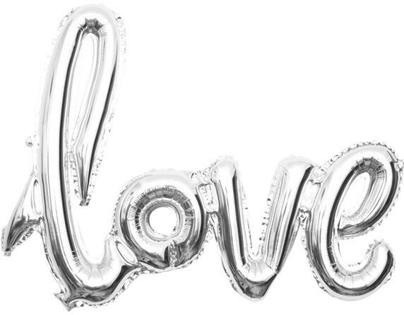 Надпись "Love" Серебро