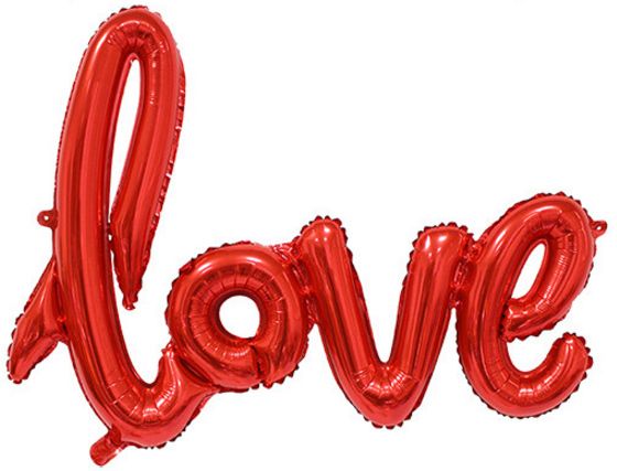 Надпись "Love" Красный